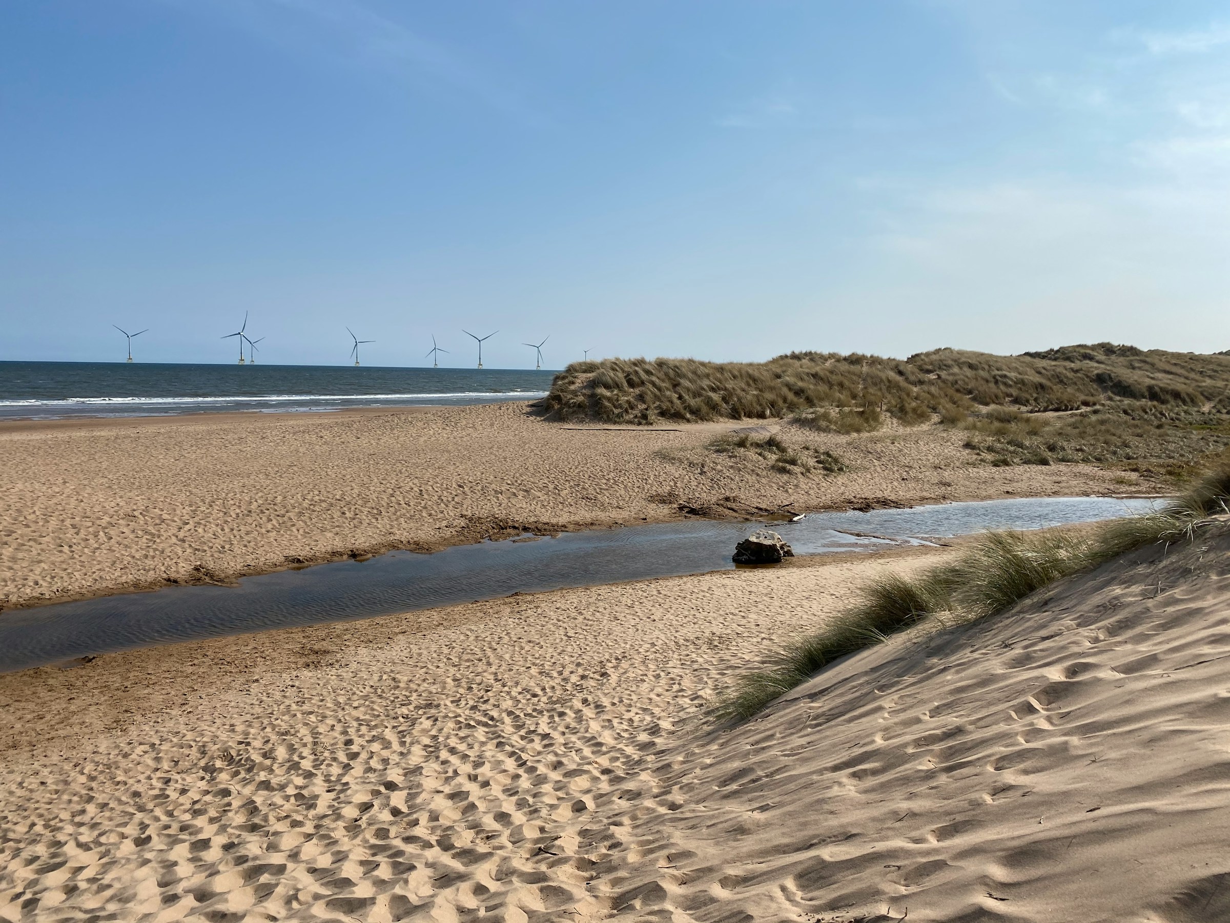 Scottish Nature Trails and Walks What to Do in Aberdeen Ardoe House Hotel image of a beach trail with sea and sky in the background